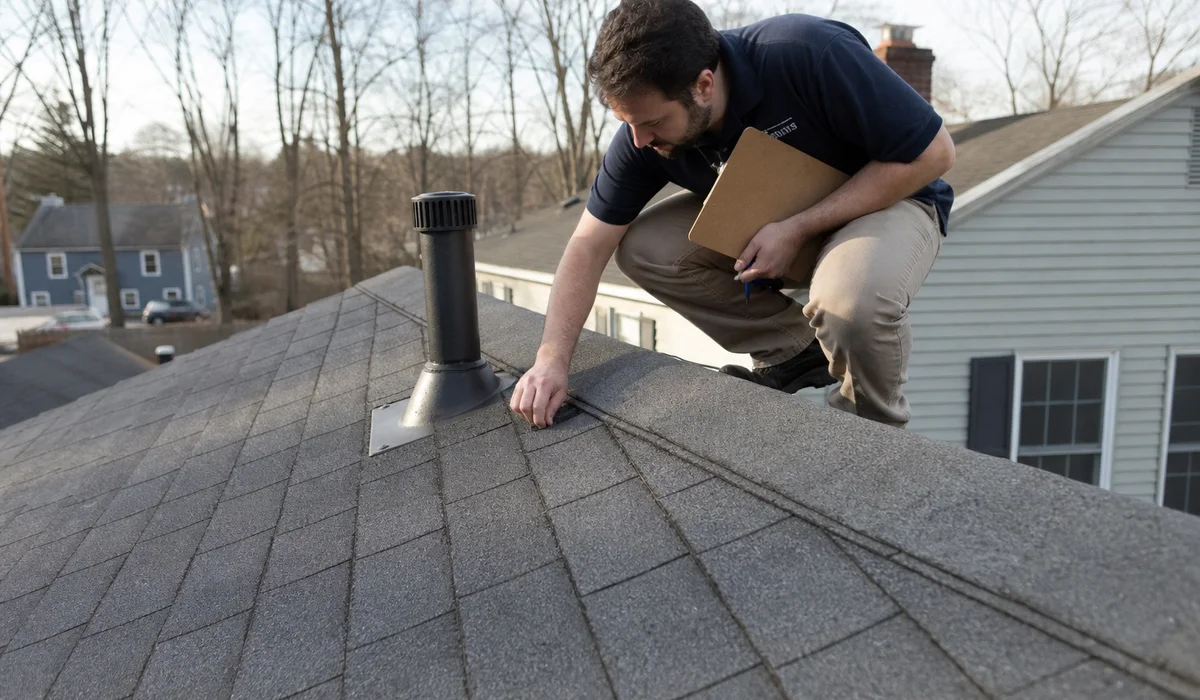 Professional summer roof inspection in Connecticut